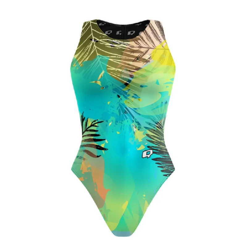 Summer Mint - Women Waterpolo Swimsuit Classic Cut Swim Skirt Set