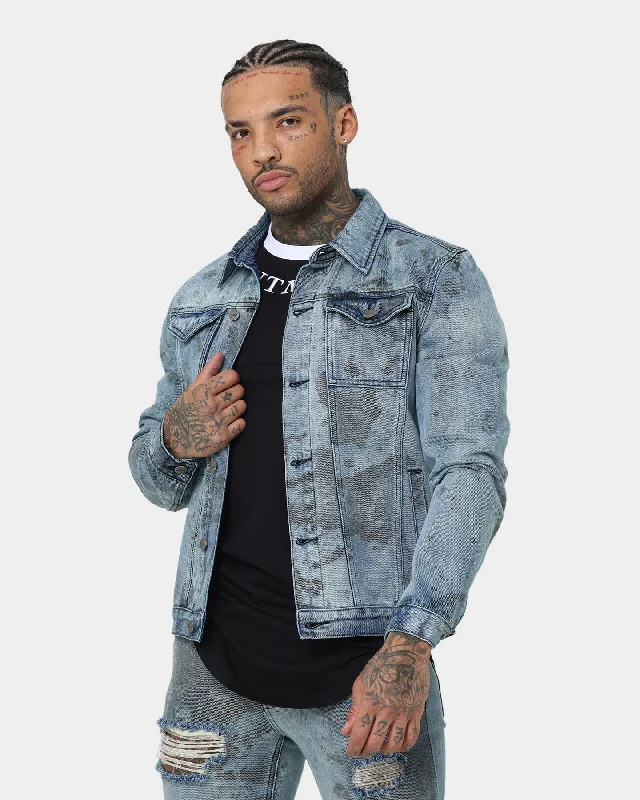 Saint Morta Acid Jean Jacket Blue/Black Striped Jacket Polka Dot Jacket Floral Jacket Saint Morta Acid Jean Jacket Blue/Black Striped Jacket Polka Dot Jacket Floral Jacket