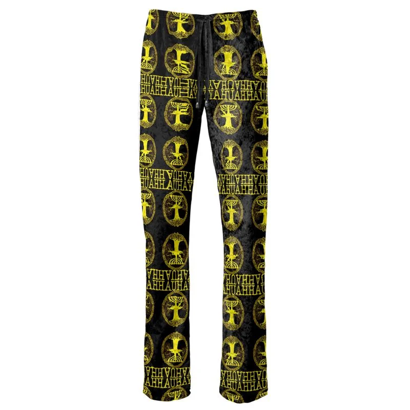 Yahuah-Tree of Life 02-01 Royal Designer Claudia Wide Leg Pants Elegant High-Waist Pants Yahuah-Tree of Life 02-01 Royal Designer Claudia Wide Leg Pants Elegant High-Waist Pants